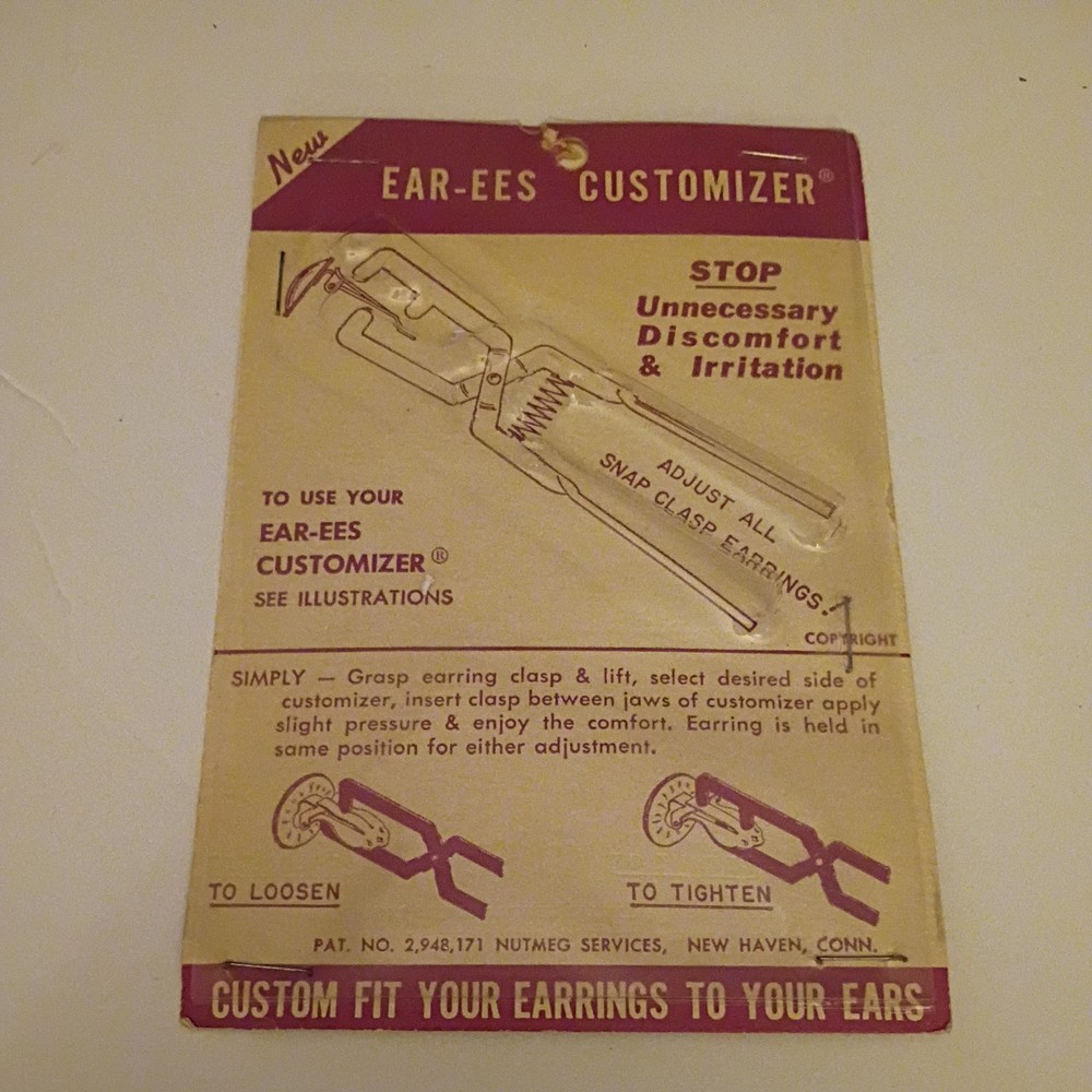 EAR - EES Customizer -Vintage in Package with Original Directions