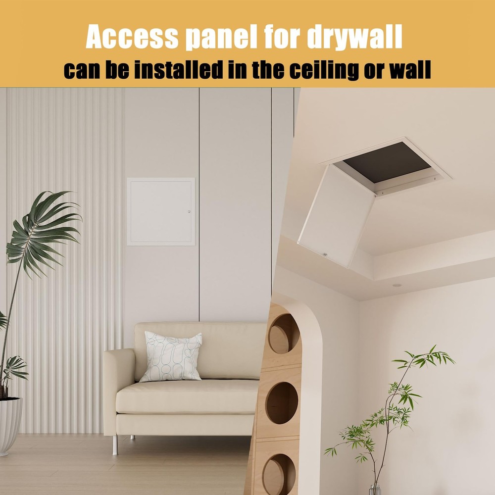 Thicken 1mm 12 x 12 Access Panel for Drywall,Attic Door, Ceiling Access Panel...