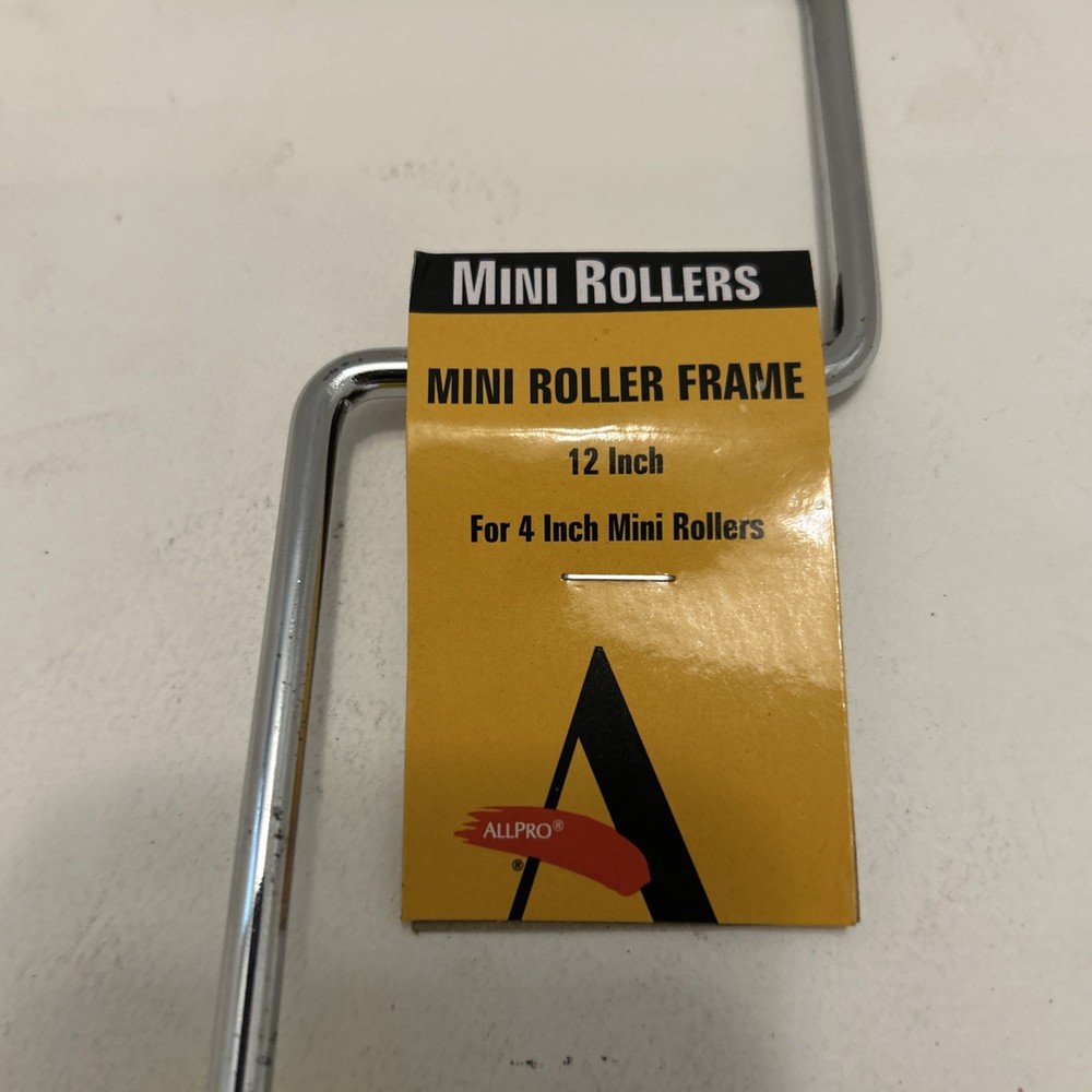 Allpro Mini Paint Roller Frame 12" 7758 For 4” Rollers