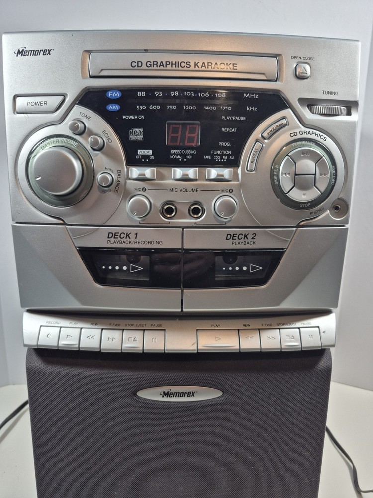 Memorex MKS5012 Karaoke Machine, No Microphones