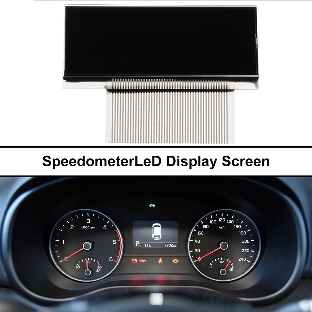 LCD Display Screen Replacement Fits For BMW E34 Car Speedometer Instrument