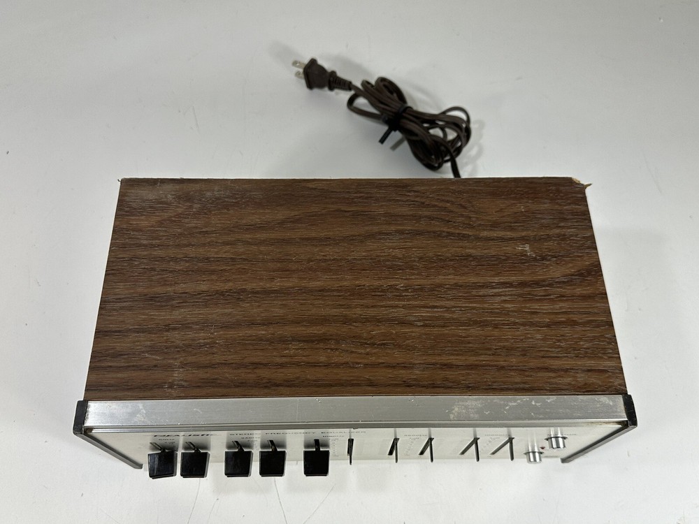 Vintage 1970s Realistic 31-1987 Stereo 5-Band Frequency Equalizer - WORKING
