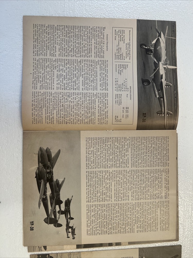 Air Age Technical Library Warplane Research Lockheed,Hellcat, Thunderbolt WwII