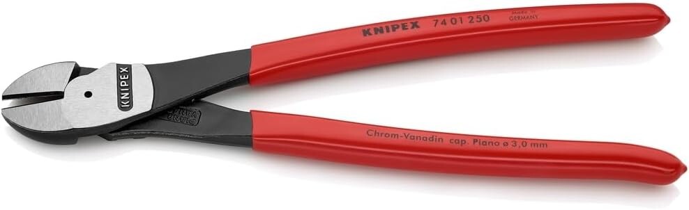 Knipex High Leverage Diagonal Cutters 10" 74 01 250 NEW