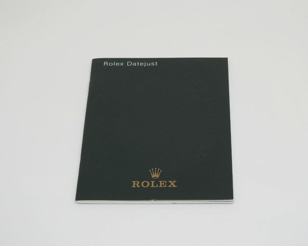 GENUINE ROLEX DATEJUST BOOKLET PRE-OWNED