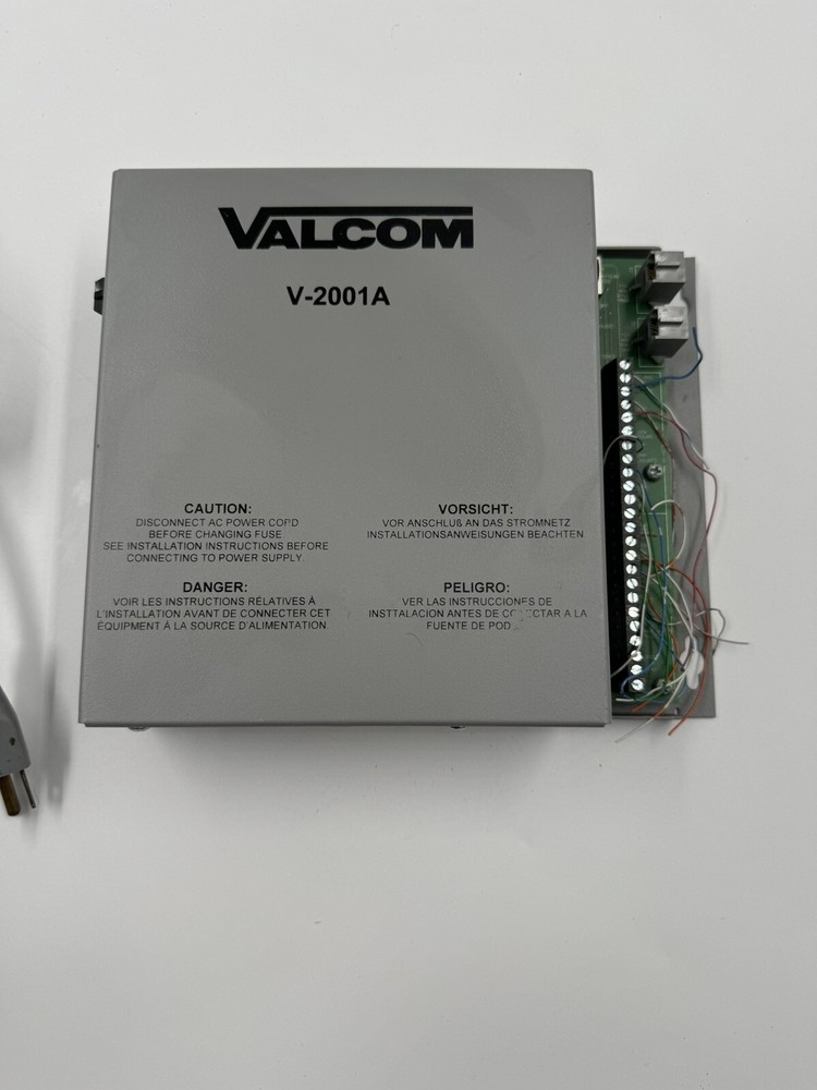 Valcom V-2001A Single Zone Page One Way Control Unit