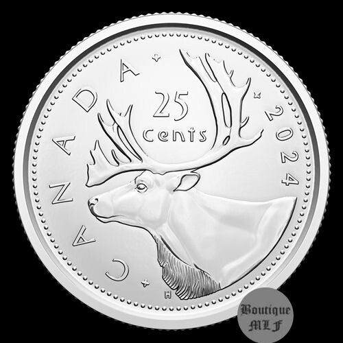 2024 Canada coins 25¢ MINT unc. from first strike special wrap roll