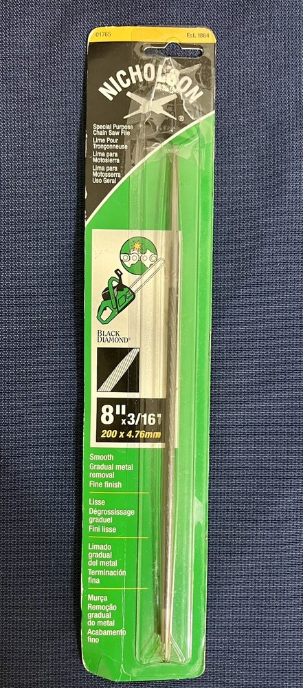 Nicholson Chainsaw File 8”x 3/16”