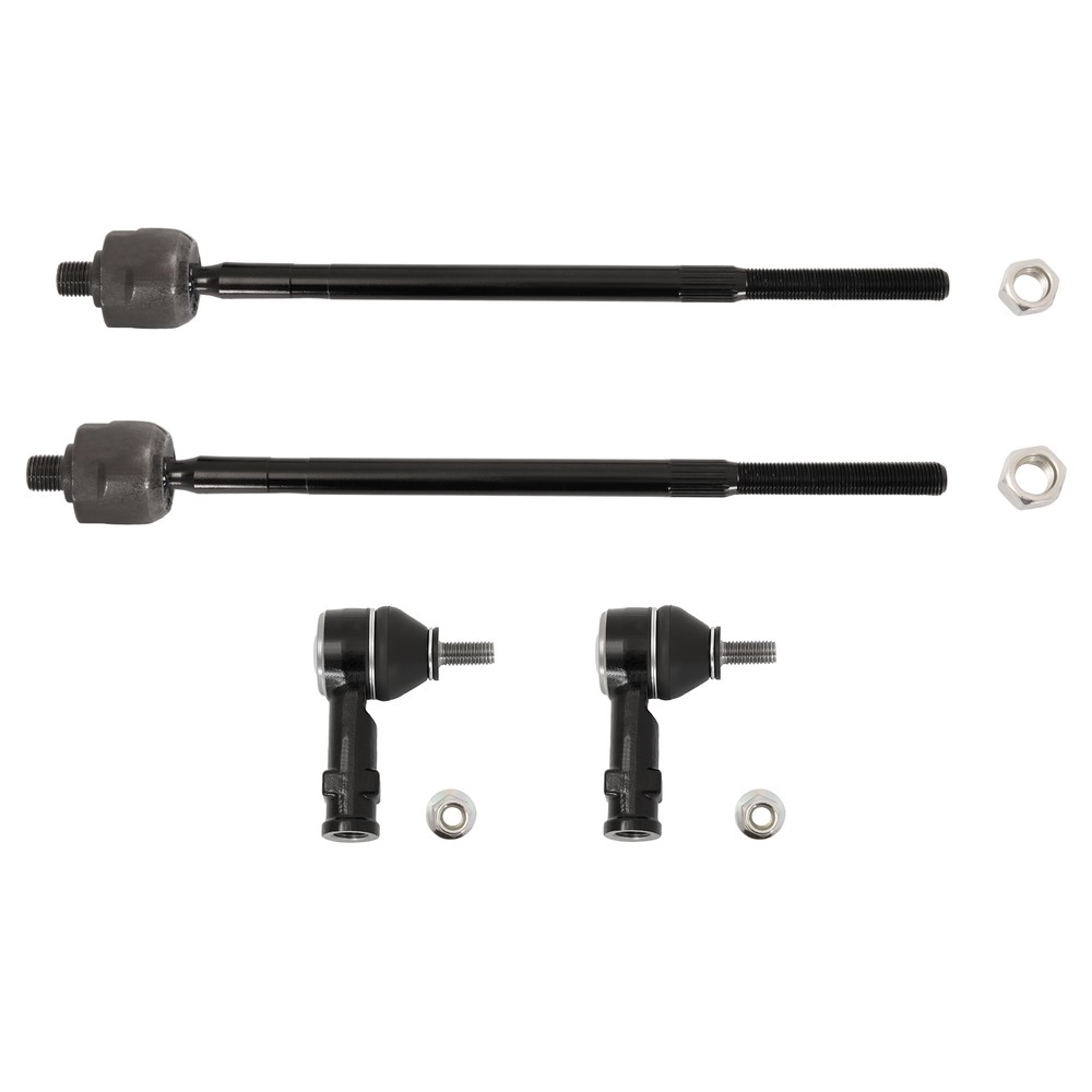 Front Left & Right Inner & Outer Tie Rod Ends for Ford Focus 2006-2011 4Pcs