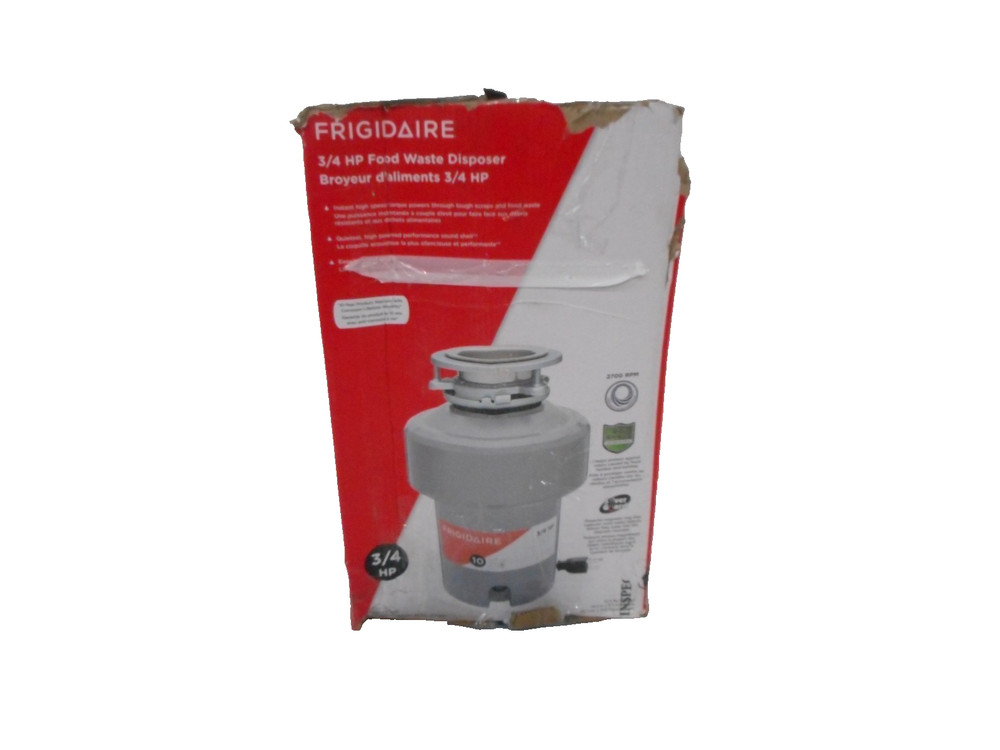 Frigidaire FF75DISPC1 3/4HP Corded Garbage Disposal - Gray ,