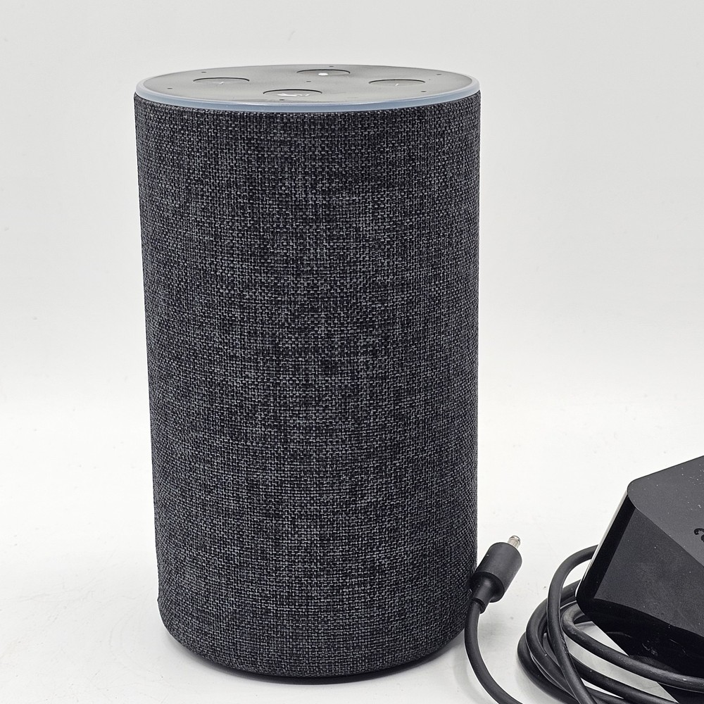 Amazon Echo (2nd Generation) Smart Assistant Speaker - Charcoal Fabric