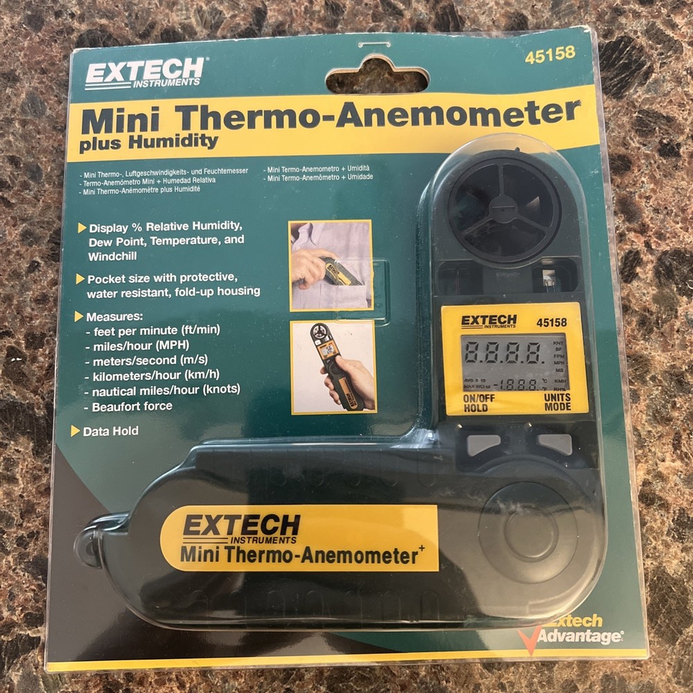 Mini Thermo-Anemometer plus Humidity