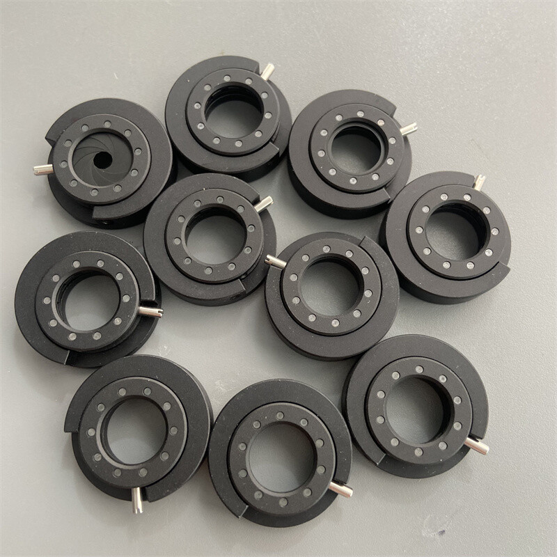 Adjustable Mechanical Iris Aperture 1-12mm Microscope Camera Module M4 thread
