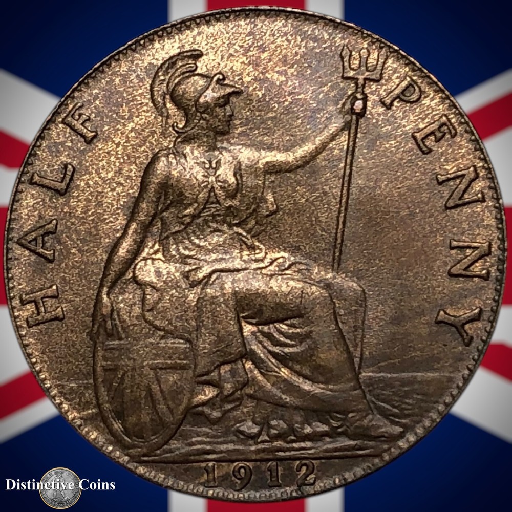 Great Britain 1912 Half Penny 1/2d GB5846