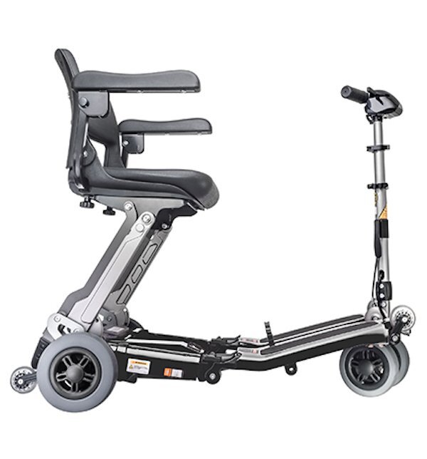 Luggie ELITE Folding Mobility Scooter, Black