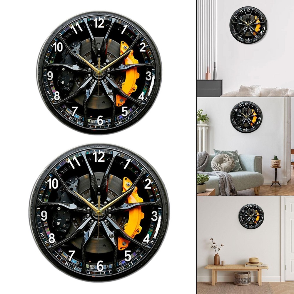 Wall Hanging Clock Decorative Clock Unique Arabic Numerals Lightweight Ornament