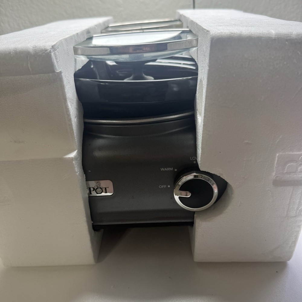 Crock Pot SCCPMD1-CH Hook Up Double Connectable 2 1-Quart Cookers Pots