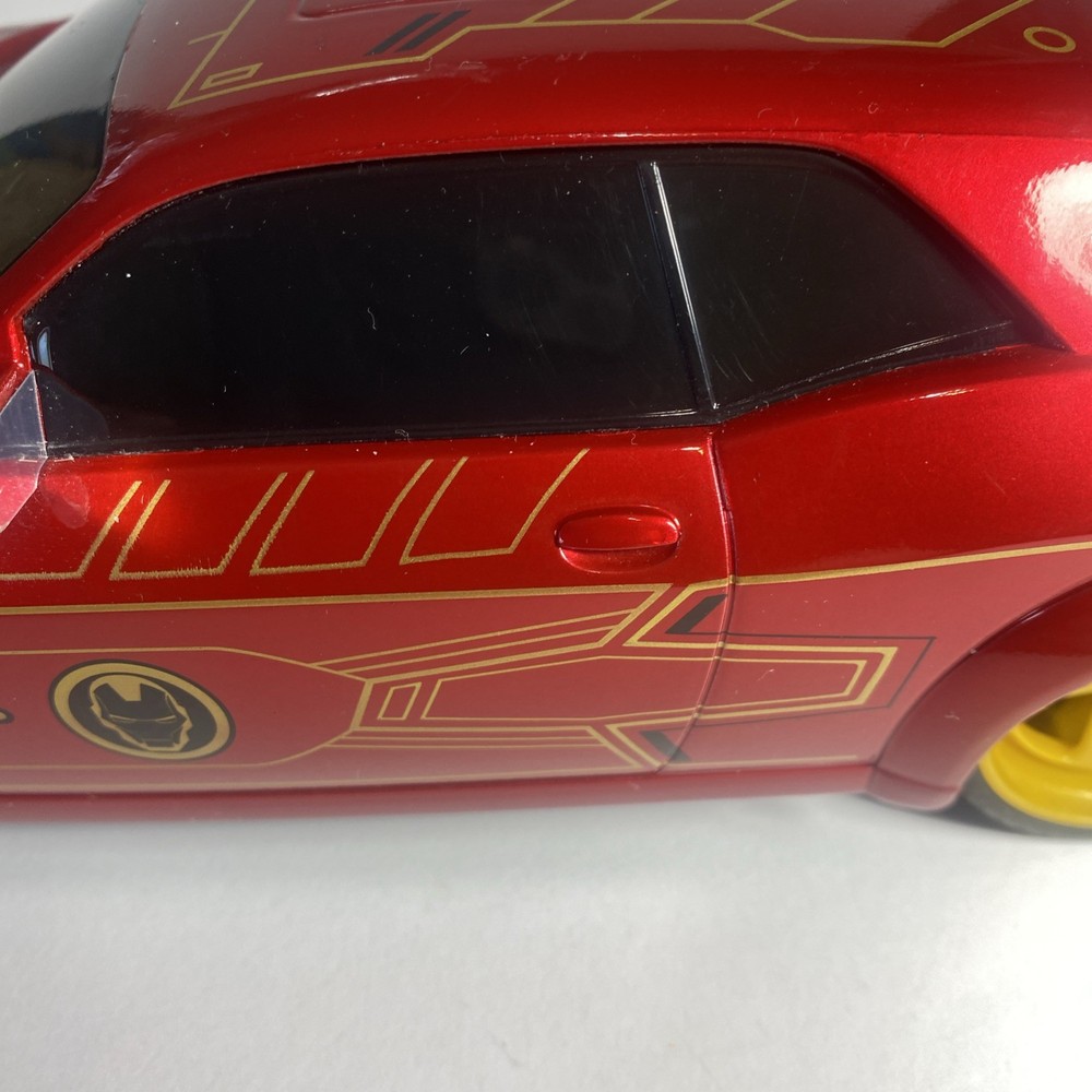 Jada Marvel Iron Man 2019 Dodge Challenger SRT RC Remote Control Car Works!