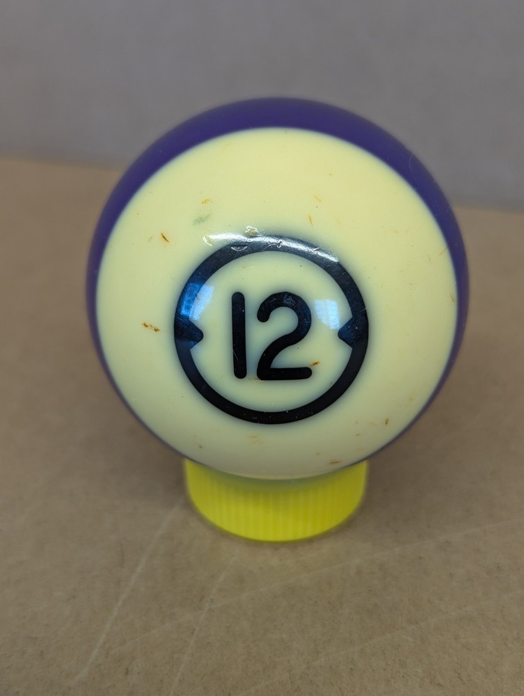 Brunswick Centennial Billiard #12 Pool Single Ball Replacement, Stripe Purple