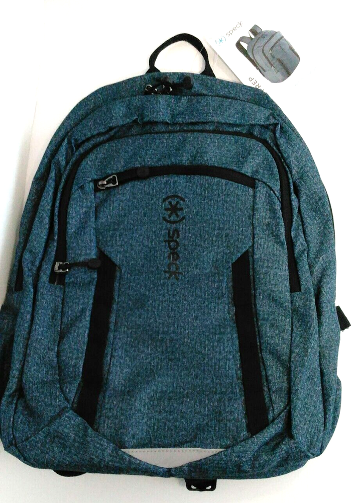 Speck "The Prep" Blue & BLACK Multi-Compartment Up To 15" Laptop Backpack