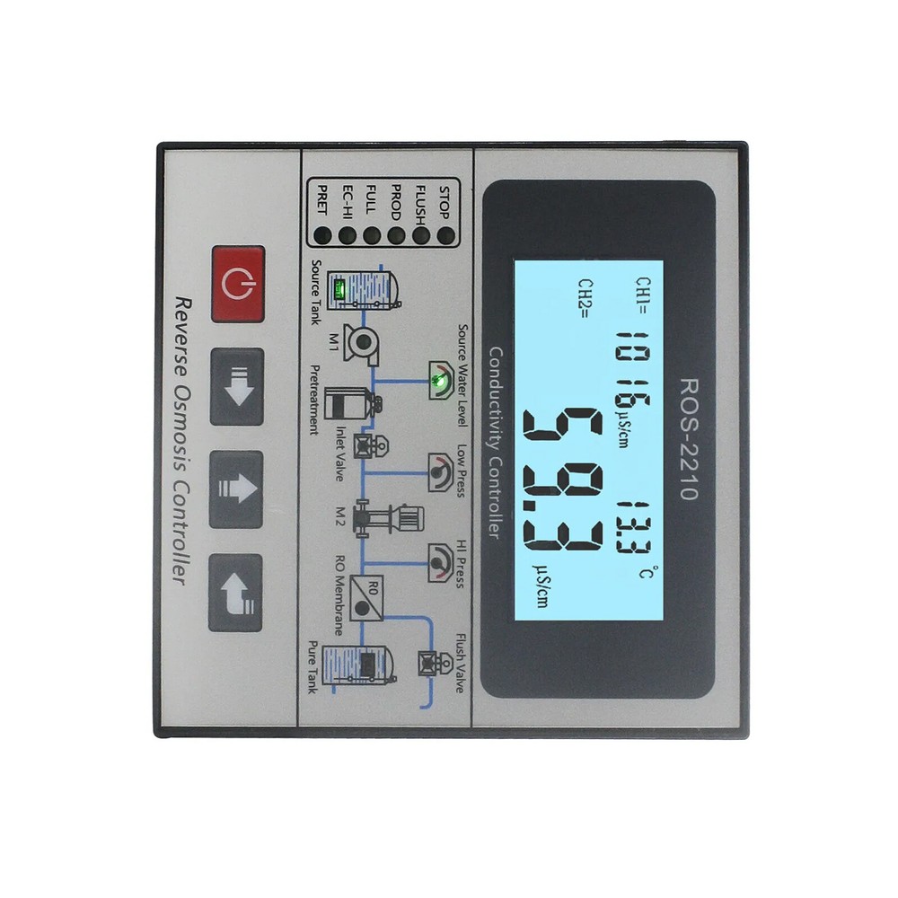 RO Control Panel Online Reverse Osmosis System Controller TDS Conductivity Re