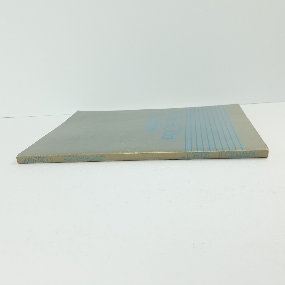 Lot of 4 KAYPRO II Users Guide Manuals Microsoft Basic S-Basic Select Profitplan