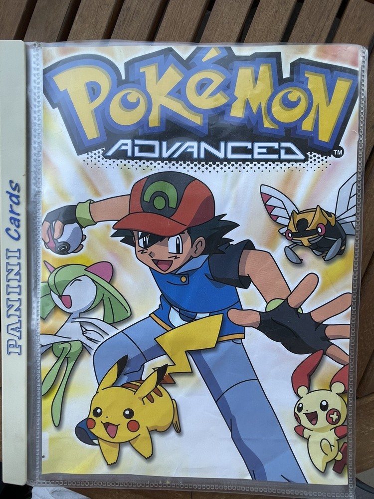 Pokemon Card Binder Advanced Panini Cards Vintage 2004 Empty