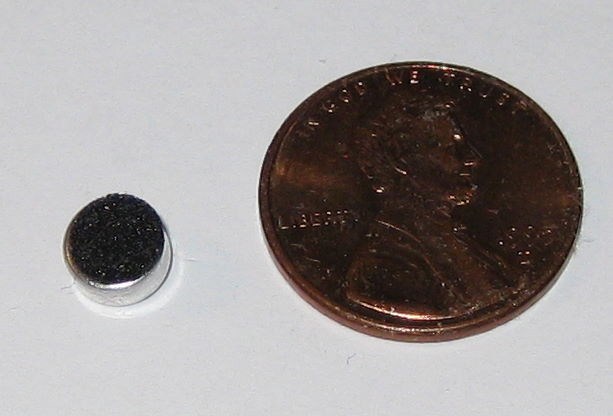 2 X Micro Electret Microphone with Dustscreen - 6 mm x 2.7 mm - Full Specs
