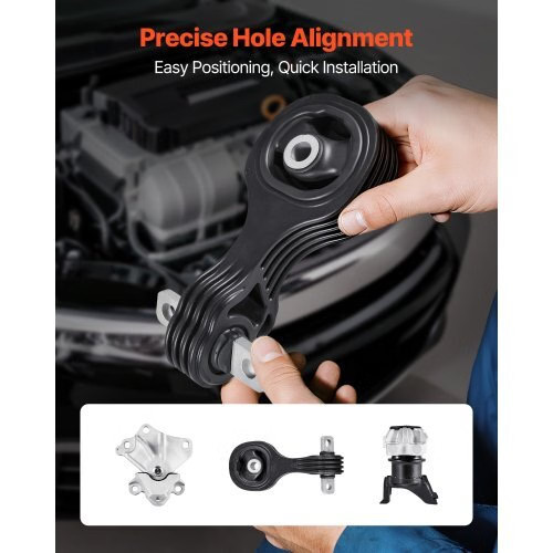 Engine Motor Mount and Transmission Mount Kit Replacement, Set of 3, Compatible