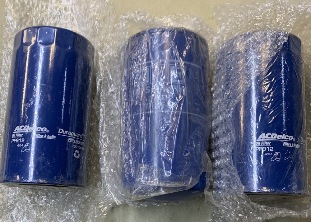 AC Delco PF-912 Oil Filter - 3-Quantity