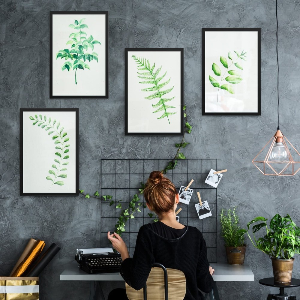 Black 16X24 Frame - Single Frame, 16 X 24 Poster Frame for Artwork, Puzzle