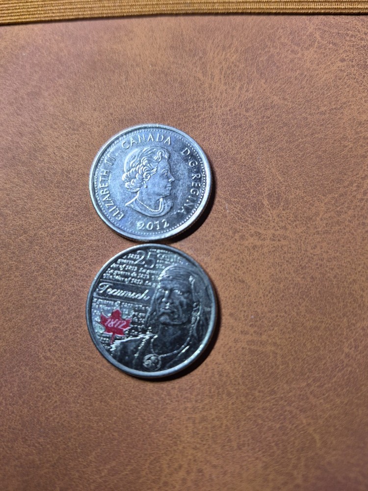 Canada 25 Cents-Quarter 2012