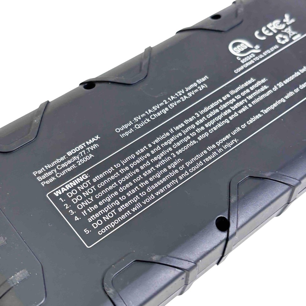 AllStart BOOST MAX 2500W Jump Starter
