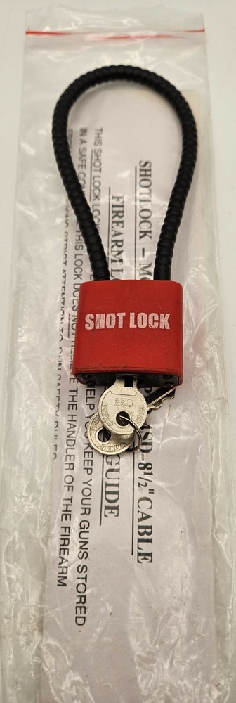 3 Cable Gun Locks w/Keys H&K Shot Lock