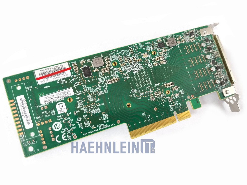 OEM Broadcom LSI 9400-16e SATA / SAS HBA Controller 12Gbps IT-Mode SFF-8644