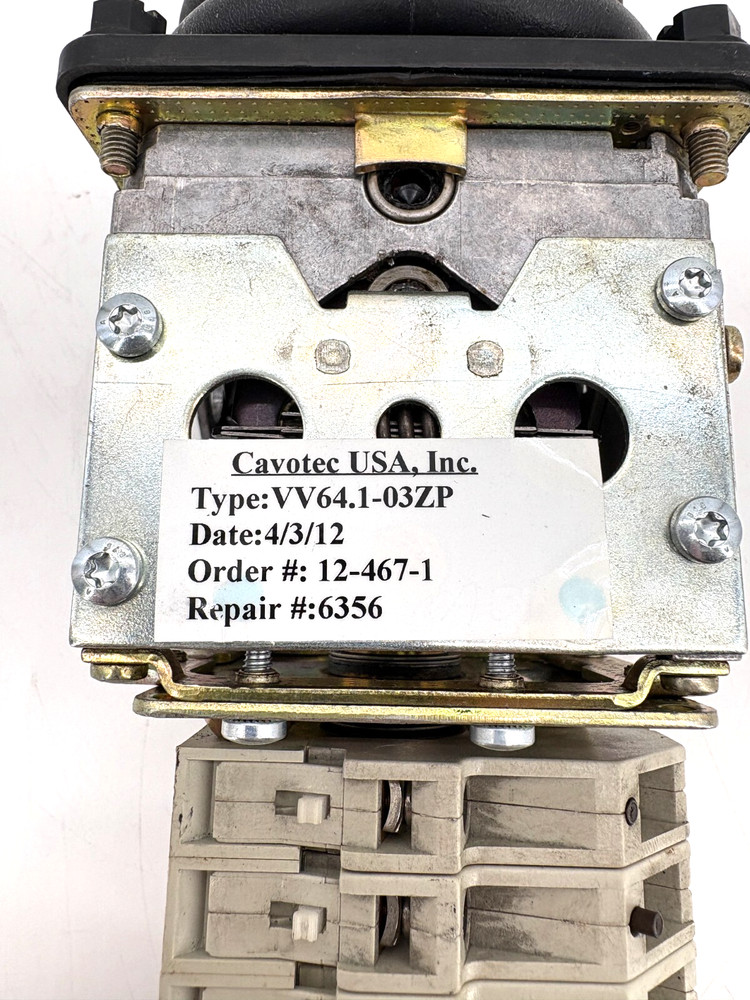 Gessmann VV64.1-03ZP Single Axis Controller Joystick Spring Returns to Center