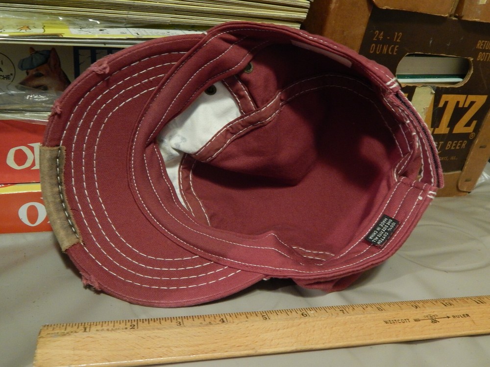 Walt Disney World Souvenir ~ Hook n Loop Distressed MICKEY ~ HAT_CAP ~ Ltd VG+