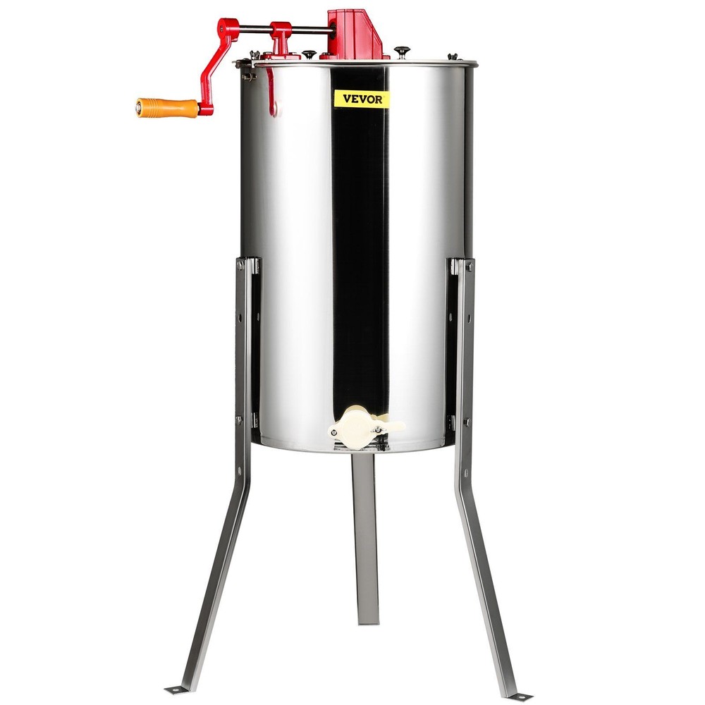 Manual Honey Extractor 3 Frames Honey Spinner Extractor Drum Spinner with Lid