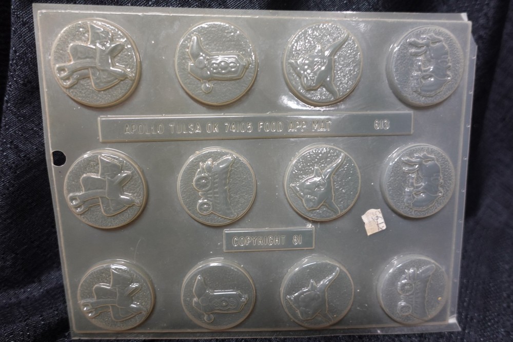 Apollo COWBOY themed chocolate/candy mold