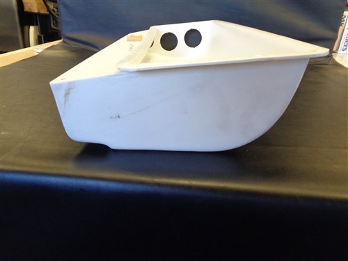 COAMING BOX WHITE PLASTIC 38" X 15 3/4" MARINE BOAT