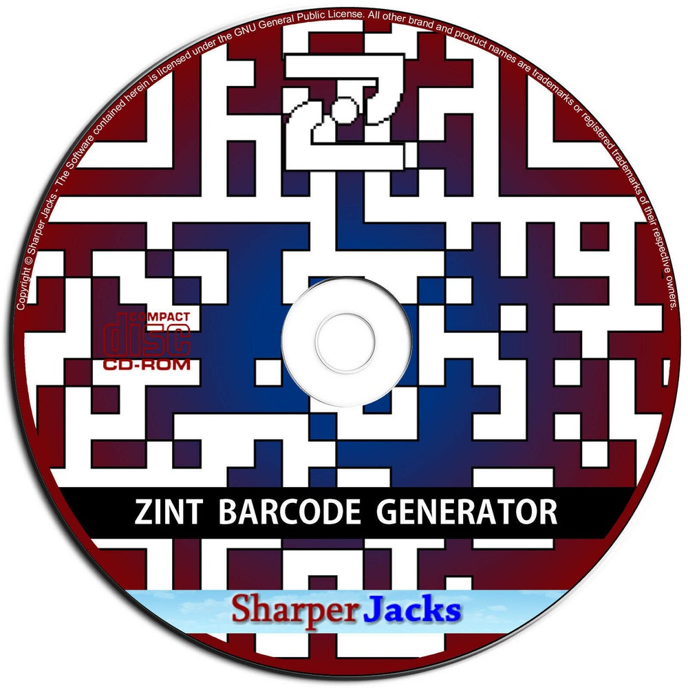 NEW & Fast Ship! Zint Barcode Generator QR Code Creator Software - Windows Disc