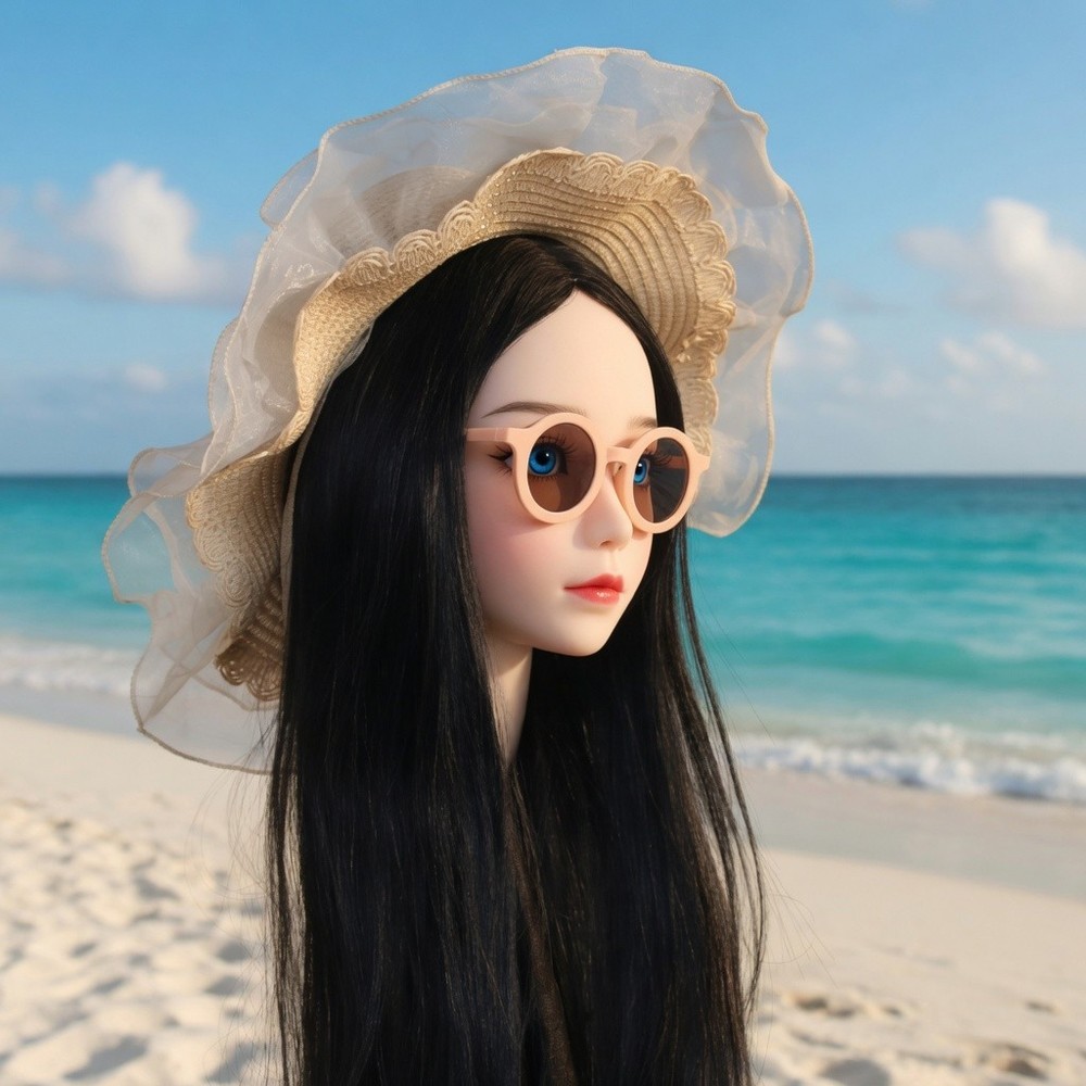 Professional Makeup Training Mannequin Head Realistic Skin Exquisite Design