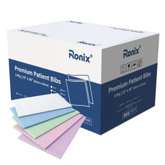 Premium Patient Bibs, 500/Case, Lavender
