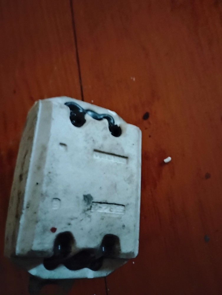Antique Push Button Light Switch Single Pole ON OFF works tested