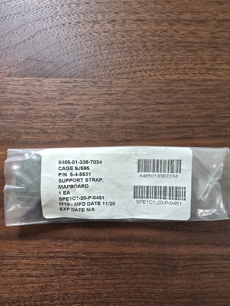 USGI MAPBOARD SUPPORT STRAP 8465-01-336-7034 NEW