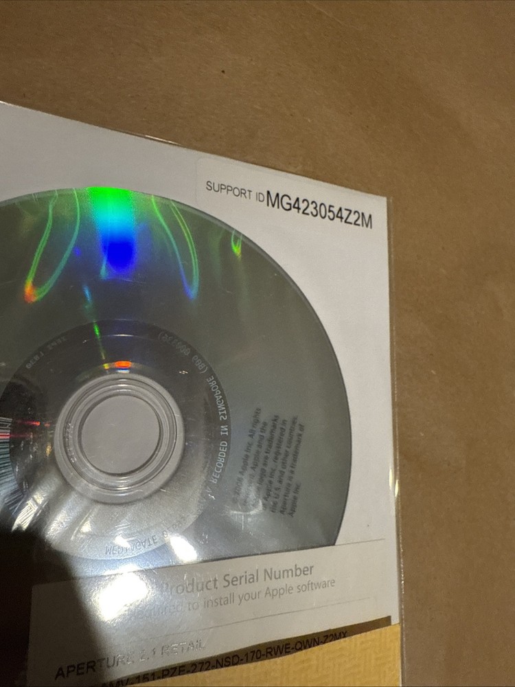 Apple Aperture 2.1 For Mac Photo Editing Software Retail