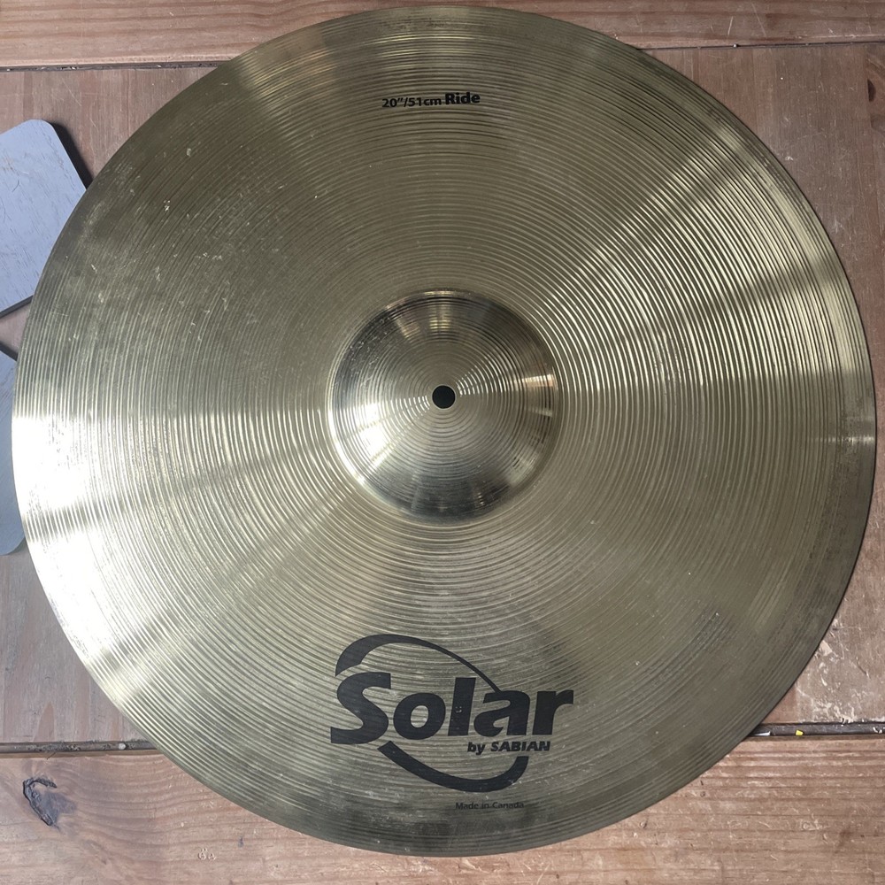 Solar Sabian 20” Ride Cymbal