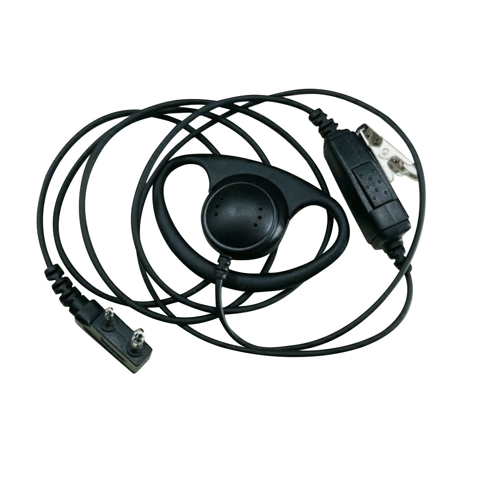 D Shape Earhook Earphone Earpiece For TK340 TK340D TK348 TK349 TK-3400 Radio
