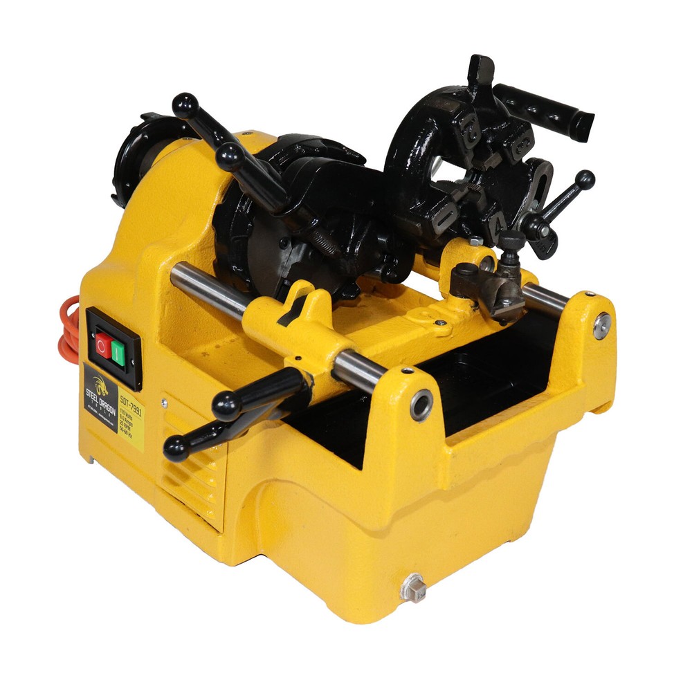 Steel Dragon Tools® 7991 1/2"- 1" Pipe Threader Threading Machine and Die Head