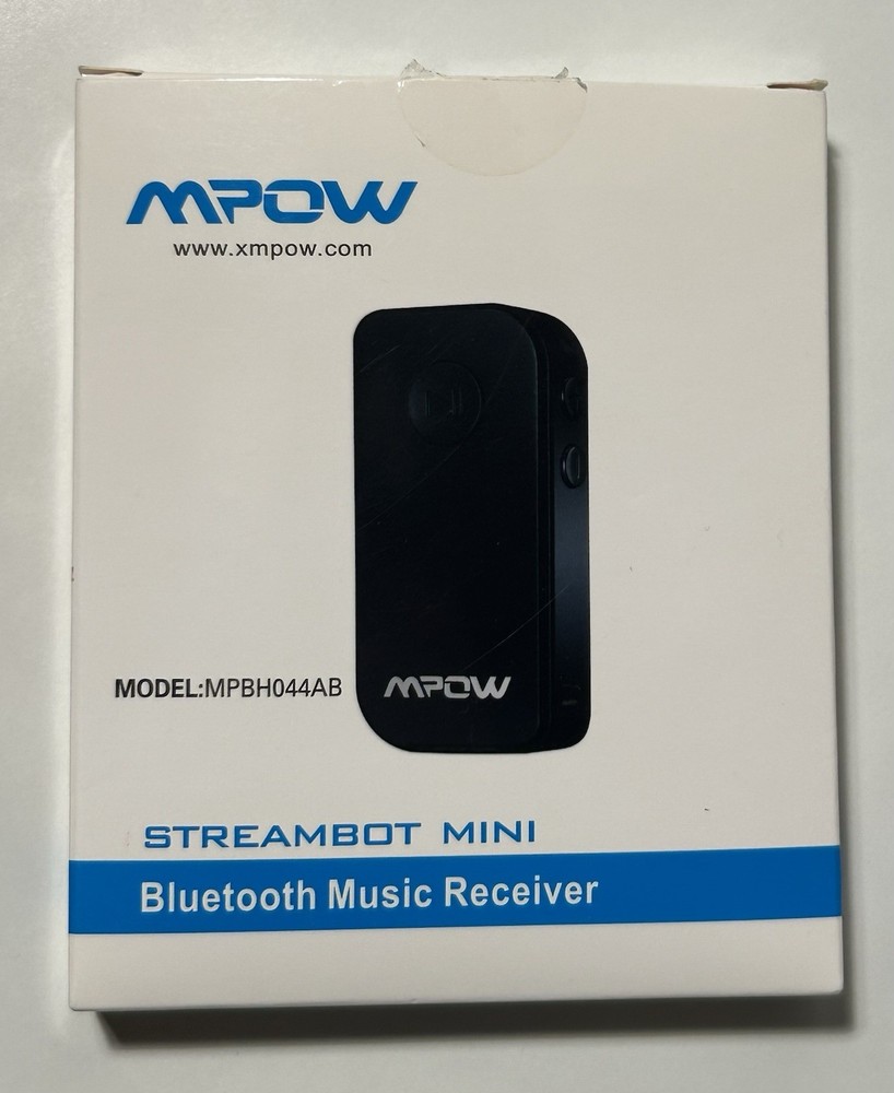 MPOW STREAMBOT MINI Bluetooth Music Receiver Model: MPBH044AB